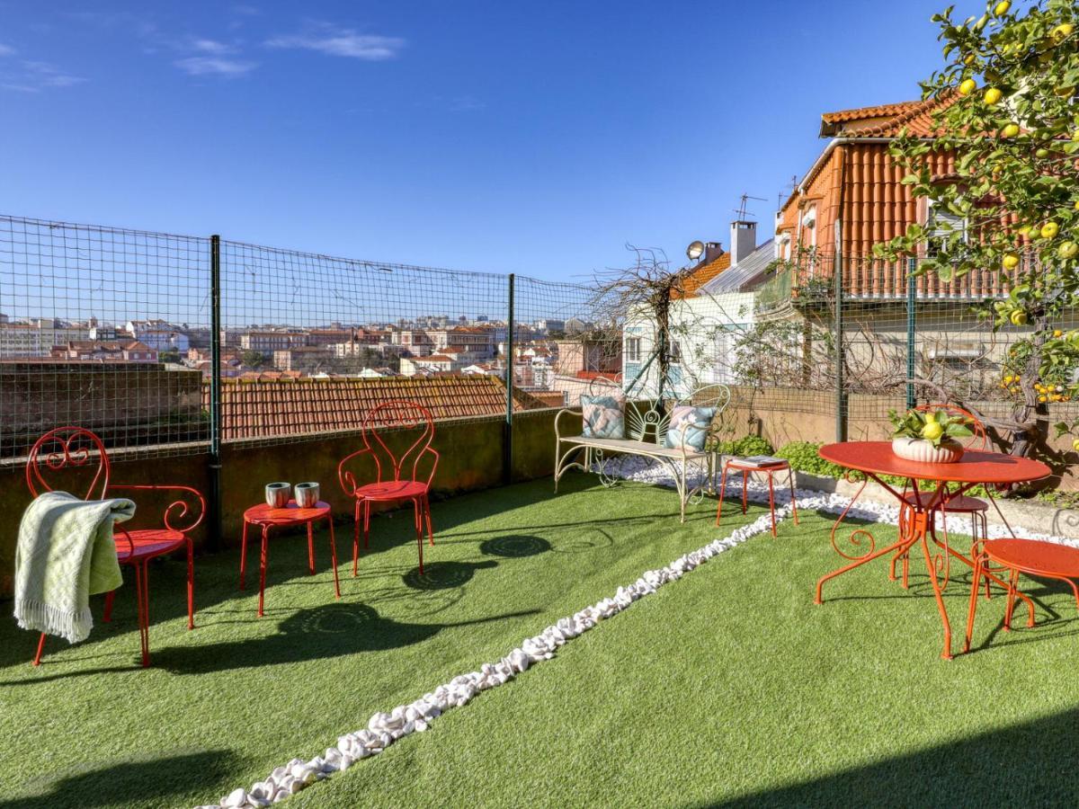 Ferienwohnung Lisbon Graca Terrace Exterior foto