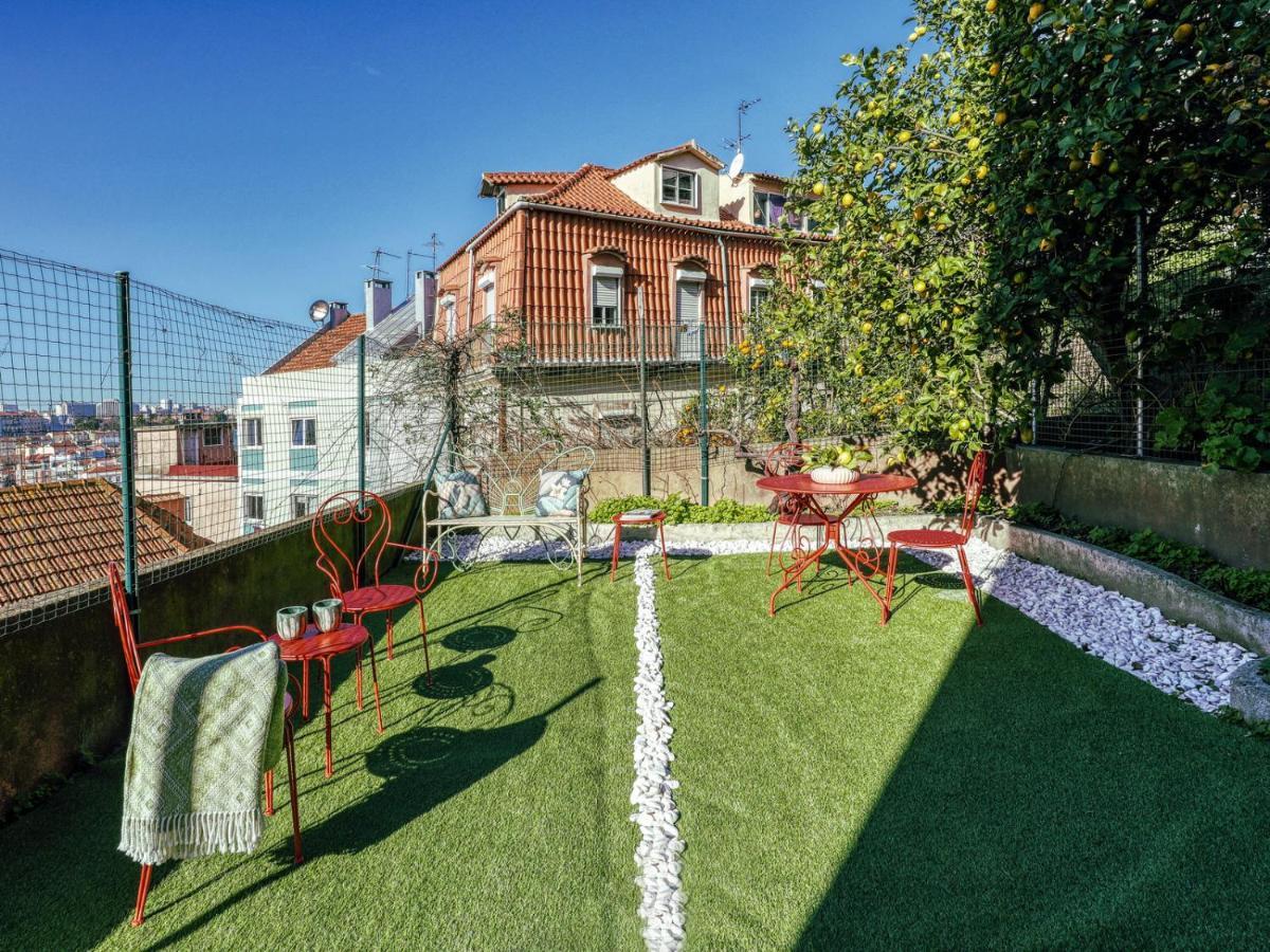 Ferienwohnung Lisbon Graca Terrace Exterior foto